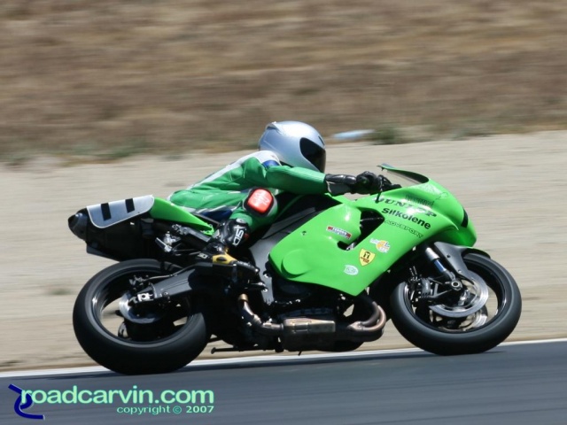California Superbike School - Student in Turn 5